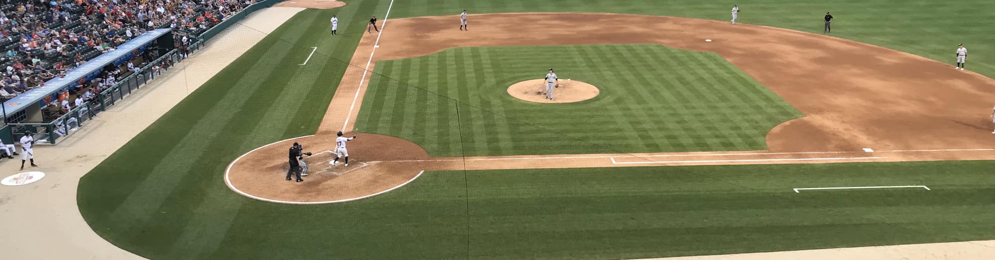 green baseball field Los Angeles
