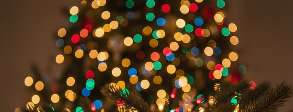 bokeh christmas lights Los Angeles